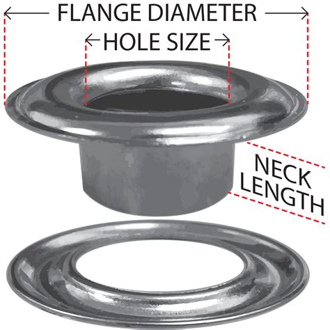 sheet metal hole grommets|1 2 inch metal grommets.